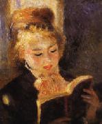 Auguste renoir Woman Reading oil painting on canvas